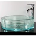 Cantrio Koncepts Cantrio Koncepts GS-112 Layered Glass Vessel Bathroom Sink GS-112